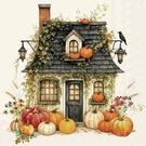ihr-cocktail-napkins-witch-house-cream - IHR Cocktail Napkins Witch House Cream