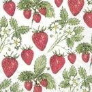 ihr-delicious-strawberries-lunch-napkins - IHR Lunch Napkins Delicious Strawberries