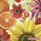 ihr-em-fruits-flowers-lunch-napkins - IHR Lunch Napkins Emma Bridgewater Fruits & Flowers Cream