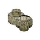 ihr-glass-candle-holder-grey - IHR Glass Candle Holder Grey 