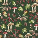 ihr-in-the-forest-dark-green-lunch-napkins - IHR Lunch Napkins In The Forest Dark Green