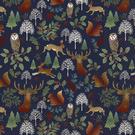 ihr-in-the-wood-blue-lunch-napkins - HR Lunch Napkins In The Wood Blue