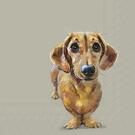 ihr-lunch-napkin-dog-buddy-linen - IHR Lunch Napkin Dog Buddy Linen