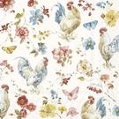 ihr-lunch-napkins-country-rooster-cream - IHR Lunch Napkins Country Rooster Cream