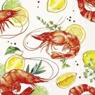 ihr-lunch-napkins-delicious-shrimp-white - IHR Lunch Napkins Delicious Shrimp White