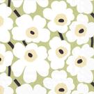 ihr-lunch-napkins-mini-unikko-light-green - IHR Lunch Napkins Mini Unikko Light Green