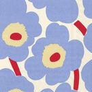 ihr-lunch-napkins-unikko-cream-blue-red - IHR Lunch Napkins Unikko Cream Blue Red