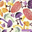 ihr-mushrooms-cream-lunch-napkins - IHR Lunch Napkins Wild Mushrooms Cream
