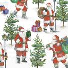 ihr-santa-is-on-the-way-white-lunch-napkins - IHR Lunch Napkins Santa Is On The Way White