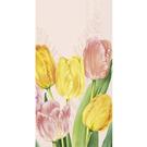 ihr-spring-tulips-rose-guest-towel - IHR Guest Towel Spring Tulips Rose
