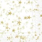 ihr-sternenhimmel-white-gold-starlight-lunch-napkins - IHR Sternenhimmel White Gold Star Lunch Napkins