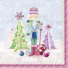 ihr-sugar-world-light-blue-lunch-napkins - IHR Lunch Napkins Sugar World Light Blue