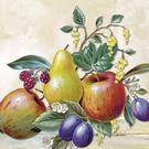 ihr-tasty-fruits-cream-lnch-napkins - IHR Lunch Napkins Some Tasty Fruits Cream