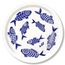 jamida-tray-39cm-white-shoal-of-fish-asta-barrington - Jamida Shoal of Fish White Serving Tray by Asta Barrington 39cm