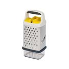 jj-elevate-multi-grip-box-grater-yellow - Joseph Joseph Elevate Multi-Grip Box Grater with Precision Food-Grip
