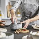 jj-marble-pestle-mortar-bamboo-lid - Joseph Joseph Pestle & Mortar-Marble Bamboo