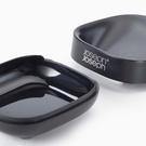 jj-slim-compact-soap-dish-matt-black - Joseph Joseph Slim Compact Soap Dish Matt Black