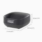 jj-slim-compact-soap-dish-matt-black - Joseph Joseph Slim Compact Soap Dish Matt Black