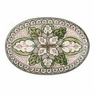 karlie-serving-plate-green-stoneware - Karlie Serving Plate Green Stoneware