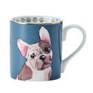 kc-dog-straight-sided-porcelain-mug-280ml - Mikasa French Bulldog Straight-Sided Porcelain Mug 280ml
