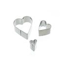 kc-heart-fondant-cutters-set-of-3 - KitchenCraft Heart Fondant Cutters Set of 3