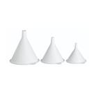 kc-set-of-3-polypropylene-funnels  - KitchenCraft Set of 3 Polypropylene Food Safe Funnels