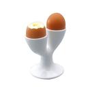 kc-white-porcelain-double-egg-cup - KitchenCraft White Ceramic Double Egg Cup