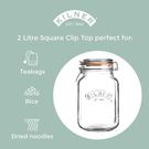 kilner-clip-top-square-jar-2-litre  - Kilner Clip Top Square Jar 2 Litre