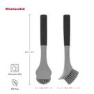 kitchenaid-cast-iron-washing-up-brush - KitchenAid Cast Iron Washing-Up Brush