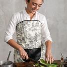 la-gradisca-apron-black-toile-de-jouy - La Gradisca Apron Black Toile de Jouy