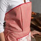 la-gradisca-apron-red-gingham - La Gradisca Apron Red Gingham