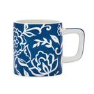 lacafetiere-ceramic-espresso-cup-blue-fiorato-120ml - La Cafetiere Ceramic Espresso Cup Blue Blu Fiorato 120ml