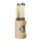 laguiole-steak-block-ivory - Laguiole Steak Knife Block Set Ivory