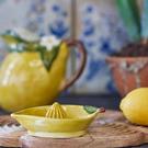 lemon-juicer-yellow-stoneware - Lemon Juicer Yellow Stoneware 