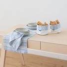 linenme-multistripe-linen-napkin-blue-white - LinenMe Multistripe Linen Napkin Blue White