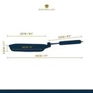 masterclass-cast-aluminium-grill-pan-20cm - MasterClass Cast Aluminium Grill Pan 20cm