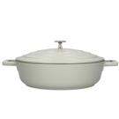 masterclass-cast-aluminium-shallow-casserole-dish-4l-mint-green - MasterClass Cast Aluminium Shallow Casserole Dish 4L Mint Green