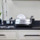 masterclass-deluxe-stainless-steel-dish-drainer - MasterClass Deluxe Stainless Steel Dish Drainer