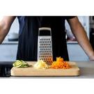 masterclass-etched-stainless-steel-four-sided-box-grater - MasterClass Etched Stainless Steel Four Sided Box Grater