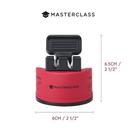 masterclass-red-smart-sharp-dual-knife-sharpener - MasterClass Red Smart Sharp Dual Knife Sharpener