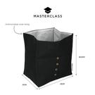 masterclass-roll-top-bag-black - MasterClass Roll Top Lunch Bag-Black