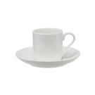 maxwell-william-white-basics-straight-demi-cup-saucer-100ml - Maxwell & Williams White Basics Straight Demi Cup & Saucer