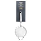 mc-mesh-sieve-12cm-ss-soft-grey-grip - MasterClass Soft Grip Stainless Steel Sieve 12cm