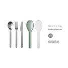 mepal-cutlery-ellipse-3pcs-set-nordic-sage - Mepal Cutlery Ellipse 3 Piece Set Nordic Sage