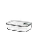 mepal-easy-clip-glass-food-storage-box-1500ml-nordic-sage - Mepal Easy Clip Glass Food Storage Box 1500ml-Nordic Sage