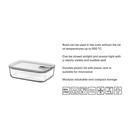 mepal-easy-clip-glass-food-storage-box-700ml-nordic-sage - Mepal Easy Clip Glass Food Storage Box 700ml-Nordic Sage