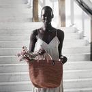 mifuko-dark-brown-medium-kiondo-market-basket - Kiondo Market Basket Dark Brown Medium