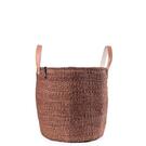 mifuko-dark-brown-medium-kiondo-market-basket - Kiondo Market Basket Dark Brown Medium