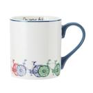 mikasa-bikes-porcelain-mug-280ml - Mikasa Bike Straight-Sided Porcelain Mug