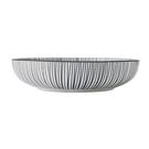 mikasa-black-stripe-bowl-21cm - Mikasa Black Stripe Stoneware Bowl